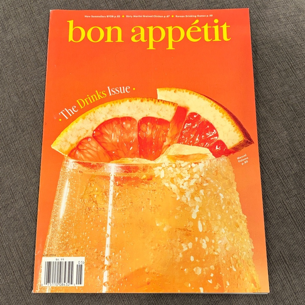 Bon Appetit Magazine - May 2024 - The Drinks Issue    home cooking food dining